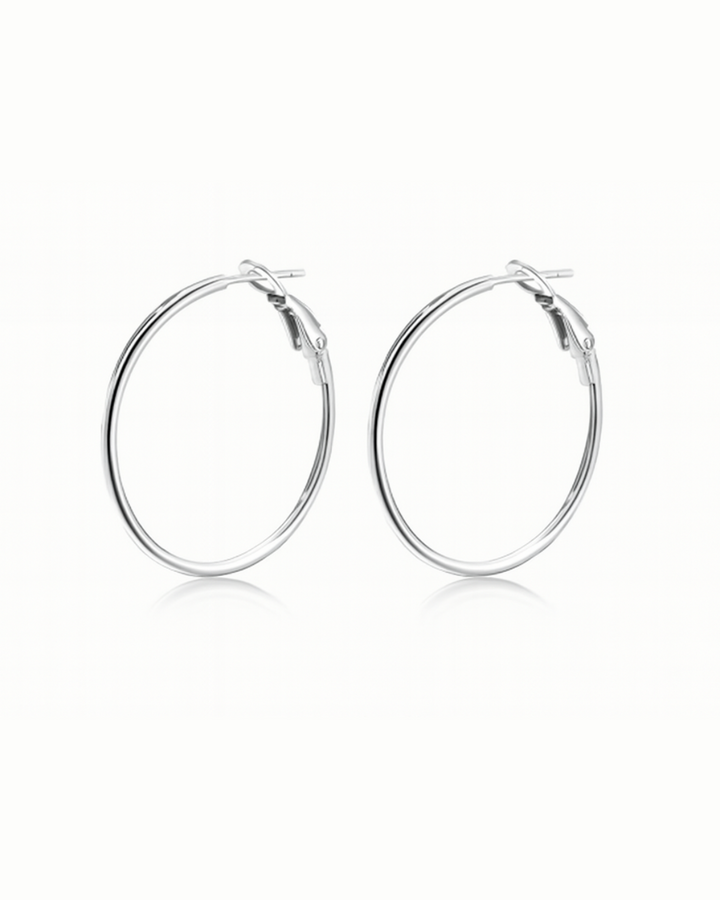 Silver Hoop Earrings