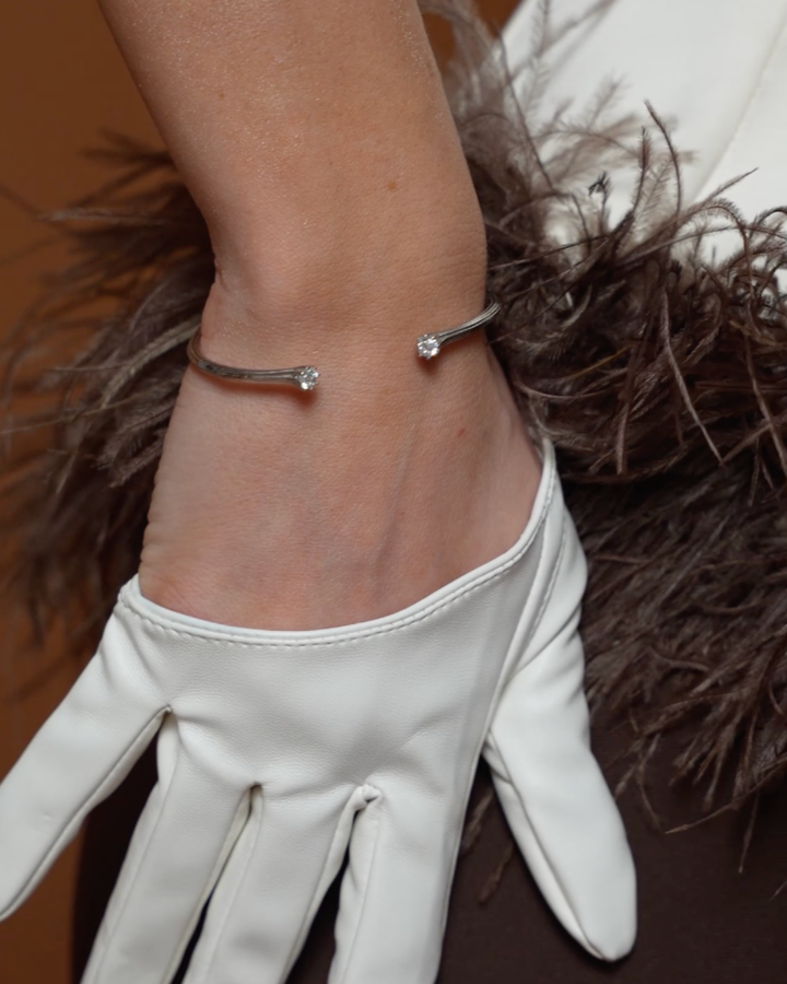 Lumi Arc Open Bracelet