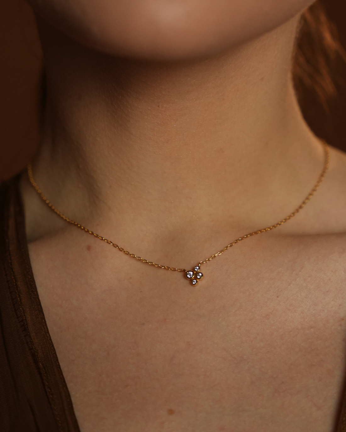 Loop Cluster Necklace